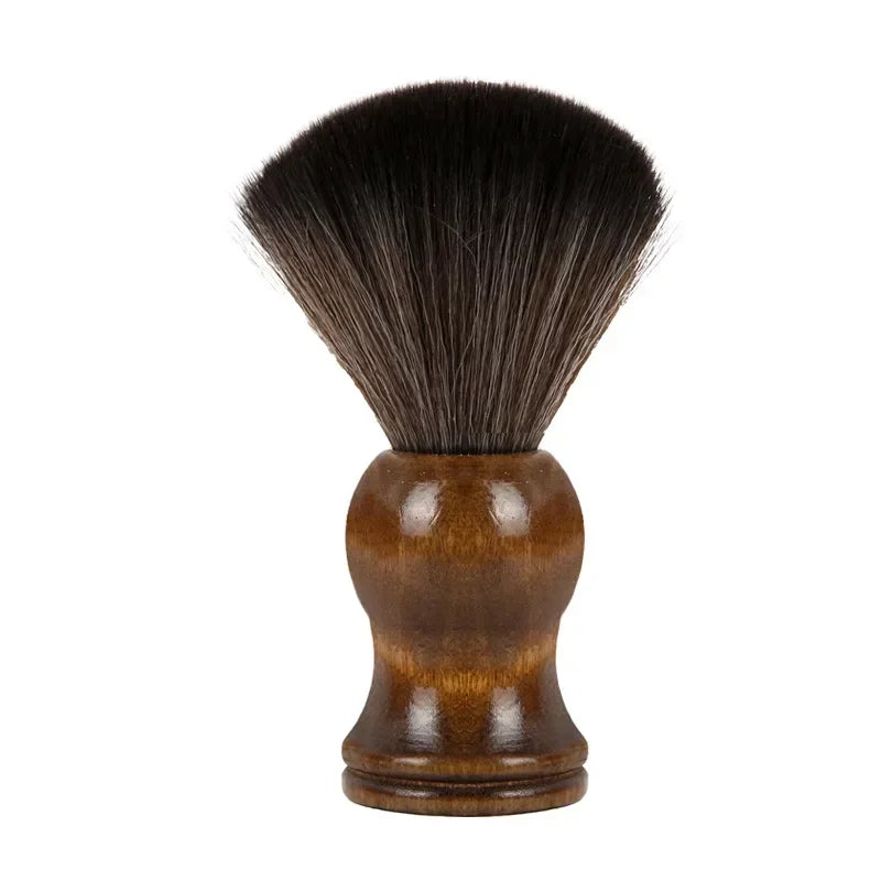 2020 Men's Shaving Brush with Wood Handle - Barber Salon Facial Beard Cleaning Tool