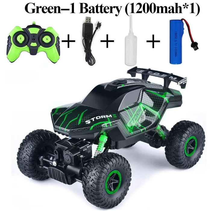 Paisible 4WD Rock Crawler Mist Spray RC Car Smoke Exhaust Remote Control Toys For Boys Machine On Radio Control 4x4 Drive - Lacatang Shop