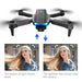 New One-click Drone E99 UAV 360-degree Rotating Folding MINI Remote - Lacatang Shop