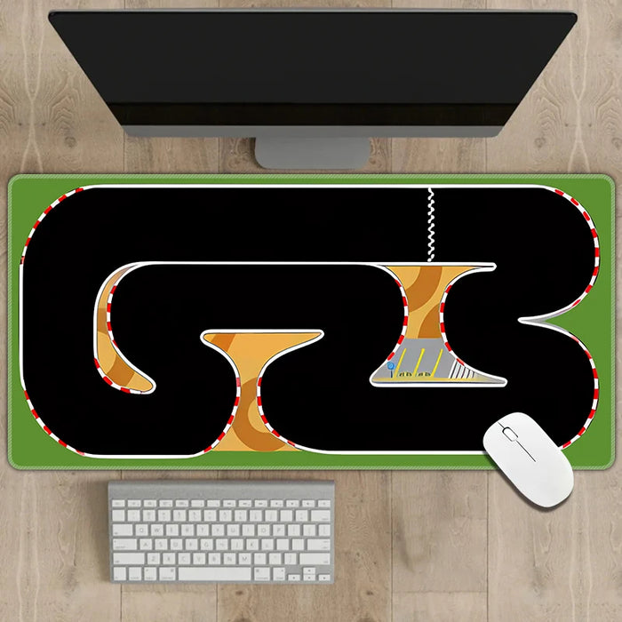 Multipurpose Non-Slip Rubber Mouse Pad 300x700mm with Traffic Simulation Design - 2mm Thickness Desk Mat - Lacatang Shop