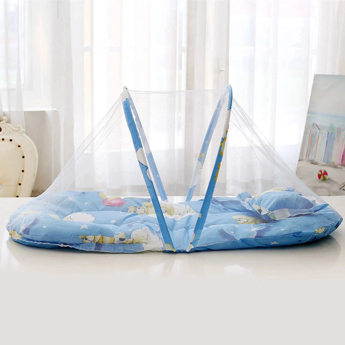 Portable Bionic Travel Crib for Newborns - Foldable Pressure-Proof Middle Bed - Lacatang Shop