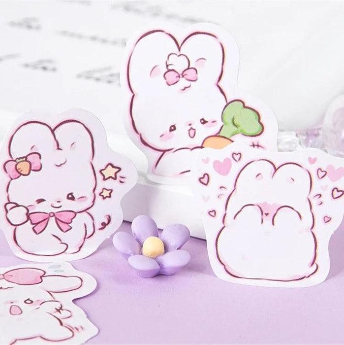 45 Pcs/box Cute Rabbit Daily Kawaii Decoration Stickers Planner Scrapbooking Stationery Korean Diary - Lacatang Shop