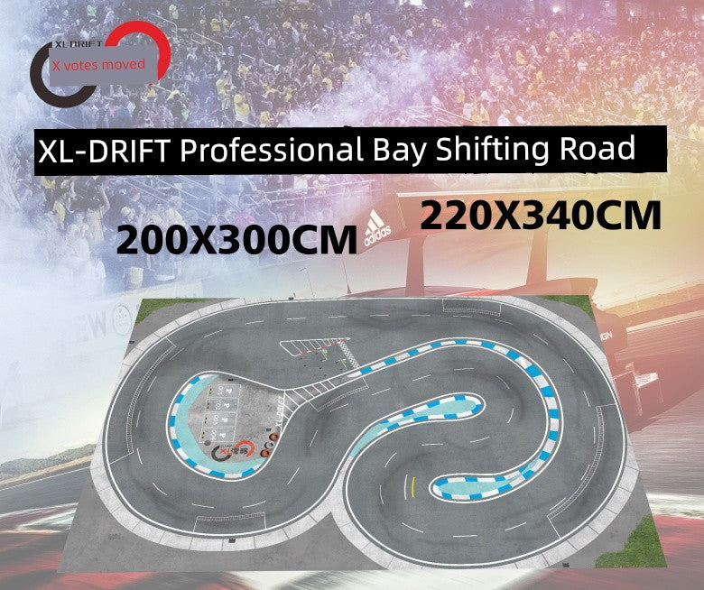 Jingshang Miniature Drift Racing Track Professional Artificial Terrain