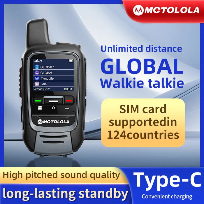 MOTOLOLA Global -4G POC walkie talkie, 5000 kilometers remote walkie talkie, global police civilian fleet walkie talkie (free) Motorola Global 4G POC Walkie Talkie - 5000km Range, Free!  Lacatang Shop Lacatang Shop 