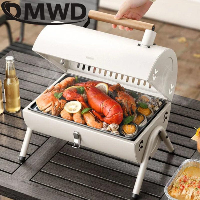 Outdoor Barbecue Stove Portable BBQ Charcoal Grill Oven - Lacatang Shop