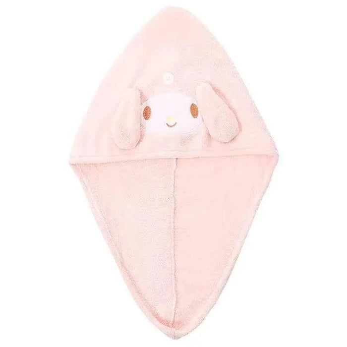 Kawaii Sanrio Hair Drying Cap Kuromi Accessories Cartoon Cute Anime Water Absorbent Easy To Dry Wrap Head Towel Toys Girls Gift - Lacatang Shop