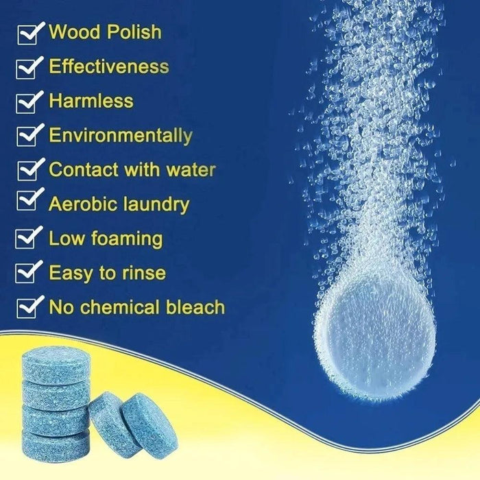 Solid Cleaner Car Windscreen Cleaner Effervescent Tablet Auto Wiper - Lacatang Shop