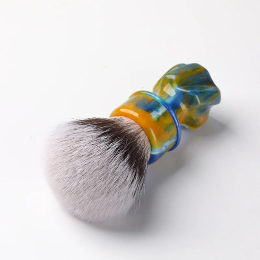 YAQI Starry Night New 28MM Synthetic Hair Men's Wet Shaving Brush