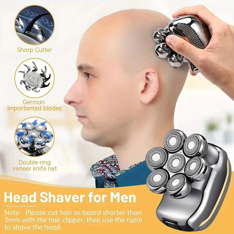 Men's Electric Head Shaver Razor Rechargeable Cordless Hair Shaving Rechargeable Men's Cordless Electric Head Shaver Razor Other AliExpress Lacatang Shop 