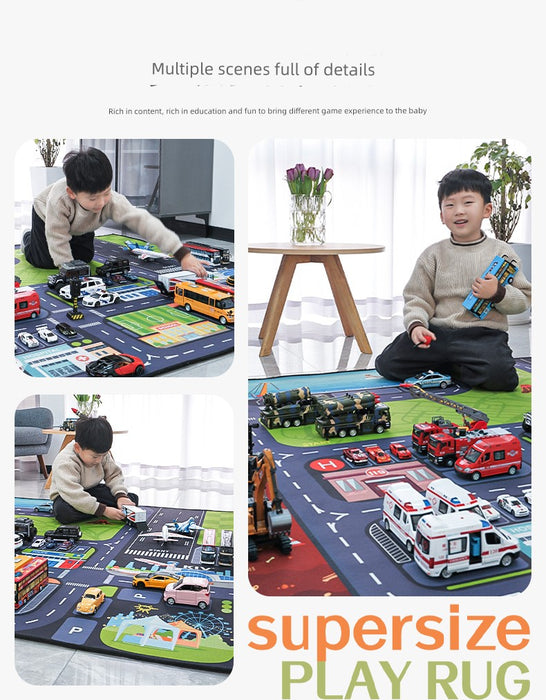 Carway Kids Play Mat Carpet for Home Parking Area