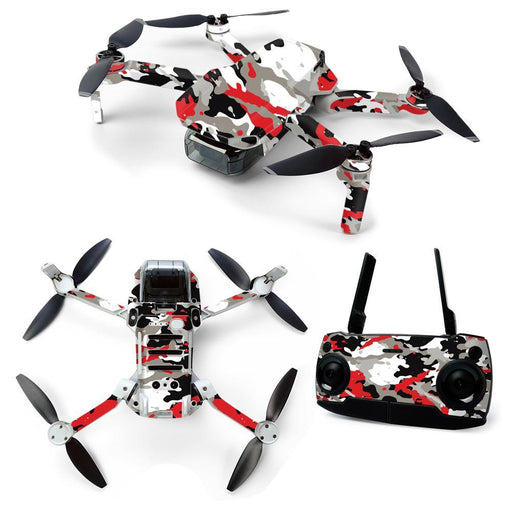 MightySkins DJMAVMIN-Red Camo Skin for DJI Mavic Mini Portable Drone Q - Lacatang Shop