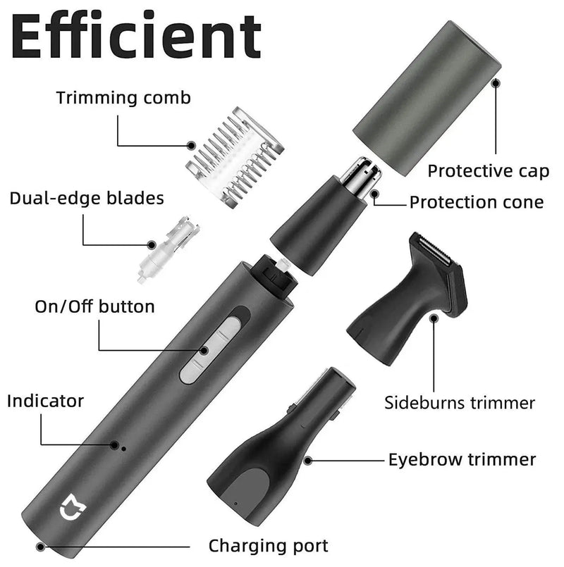 Xiaomi Mijia Electric Nose Ear Hair Trimmer for Men Painless 

Painless Nose Ear Hair Trimmer for Men: Xiaomi Mijia Electric Other AliExpress Lacatang Shop 
