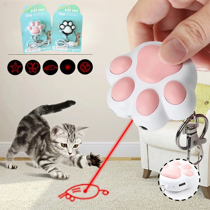 Pet Laser Transform Pattern LED Cute Interactive Funny Bright Animation Pointer Light Training Toy With USB C Rechargeable 

Transform Your Pet's Playtime with Cute LED Laser Pointer Training Toy - USB Rechargeable for Endless Fun!  Lacatang Shop Lacatang Shop 