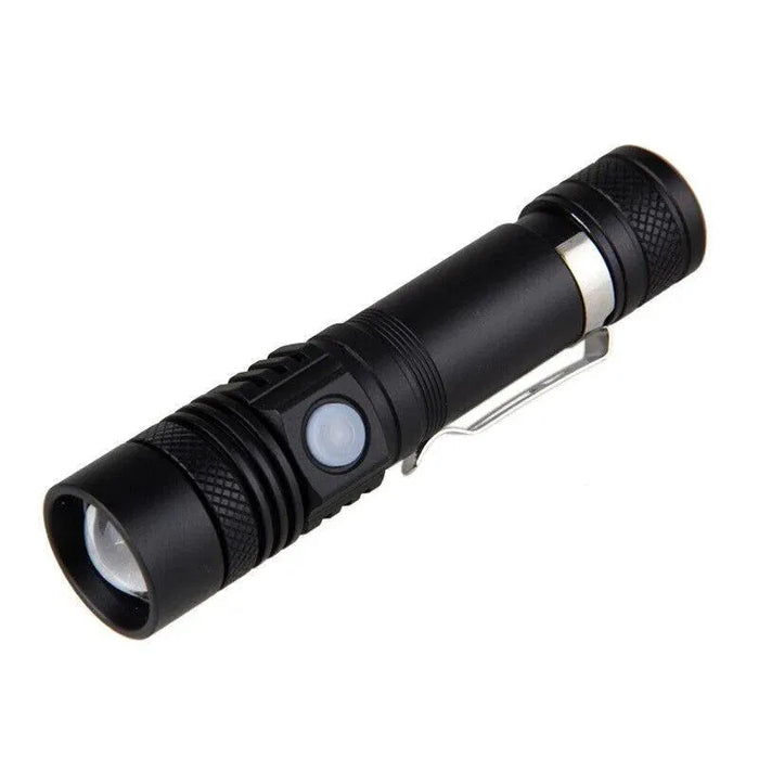 Super Bright 90000LM LED Tactical Flashlight Zoomable with Rechargeable Battery - Lacatang Shop