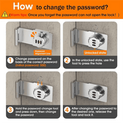 A82Z - Keyless Cabinet Combination Latch,Cabinet Password Locks For Cabinet,Mailbox,Office File Cabinet Lock 90°Angle Durable Silv - Lacatang Shop