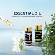 Essential Oil Set - Natural Essential Oils - Essential Oils Gift Set for Massage,Diffuser, Home Care, DIY Candle and Soap Making(25 * 5ML)
