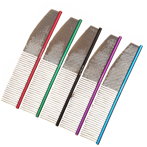 Ultra-light Dog and Cat Grooming Comb - High-end Aviation Aluminum Cleaning Brush with Pin for Dogs and Cats