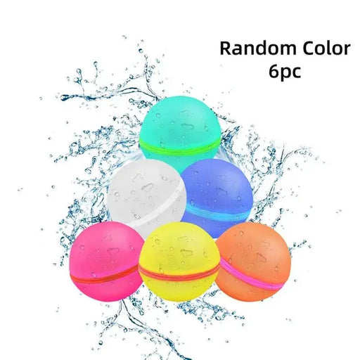 Reusable Water Balloons Set for Outdoor Activities - 6-18PCS, Ideal for Kids and Adults