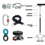 Bungee Dance Flying Suspension Rope Aerial Anti-gravity Yoga Cord Bungee Dance Suspension Rope - Anti-Gravity Aerial Yoga Cord Other AliExpress Lacatang Shop 