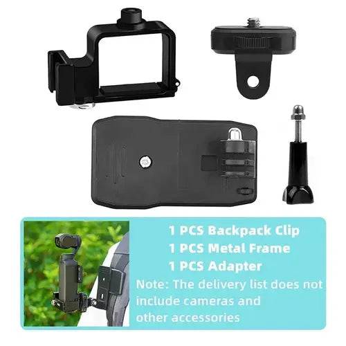 Expansion Adapter Mount Tripod for DJI OSMO Pocket 3,Backpack Clip - Lacatang Shop