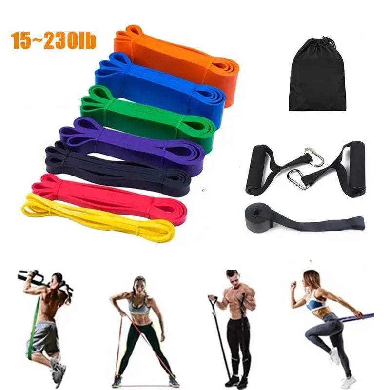 Latex Stretch Resistance Band Expander - Durable Elastic Bands for Sports Training and Pull-Ups
