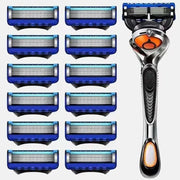Premium 5-Layer Replacement Razor Blades for Men's Shavers
