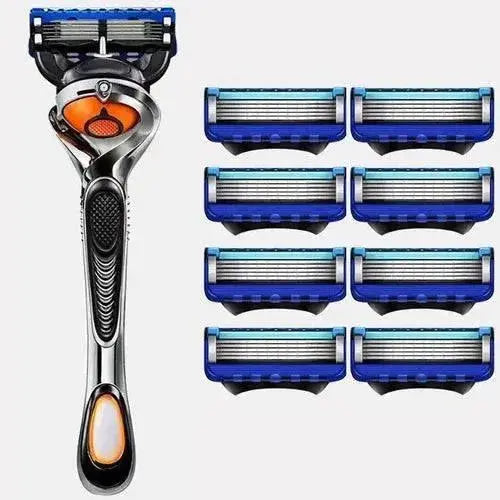 5-layer Razor Blades Replacement Blades for Men's Shavers Shaving 5-Layer Razor Replacement Blades for Men's Shavers - Smooth Shaving Other AliExpress Lacatang Shop 