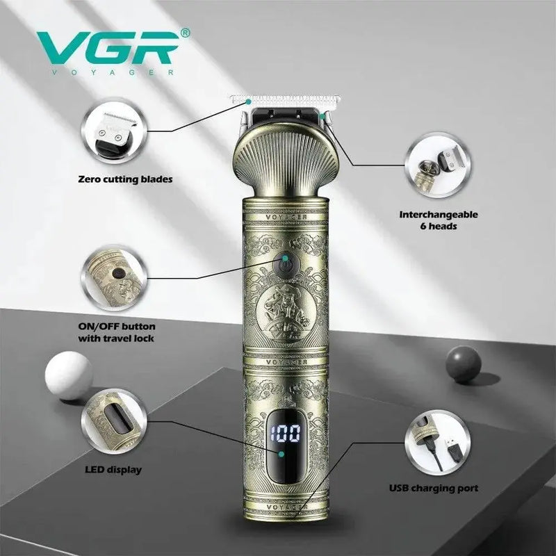 VGR Grooming Kit Hair Trimmer 6 In 1 Hair Clipper Nose Trimmer Shaver 

Trim, Style, and Groom with VGR 6-in-1 Hair Trimmer and Shaver Kit - Perfect for Precision Grooming! Other AliExpress Lacatang Shop 