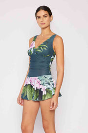 Aloha Forest Swim Dress – Marina West Swim Full Size Clear Waters - Lacatang Shop