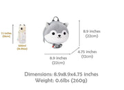 Animal Backpack Leash for Toddlers,Baby Harness Backpack for Kids,Child Backpack Walking Leash,Plush Backpack Harness,Cute Backpack Leash,Toddler Tether Backpack (Dog) - Lacatang Shop