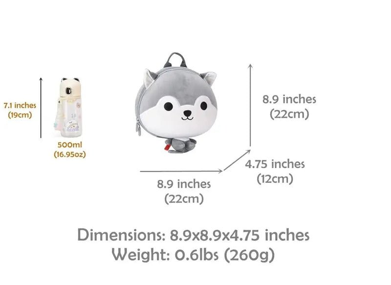 Animal Backpack Leash for Toddlers,Baby Harness Backpack for Kids,Child Backpack Walking Leash,Plush Backpack Harness,Cute Backpack Leash,Toddler Tether Backpack (Dog) - Lacatang Shop