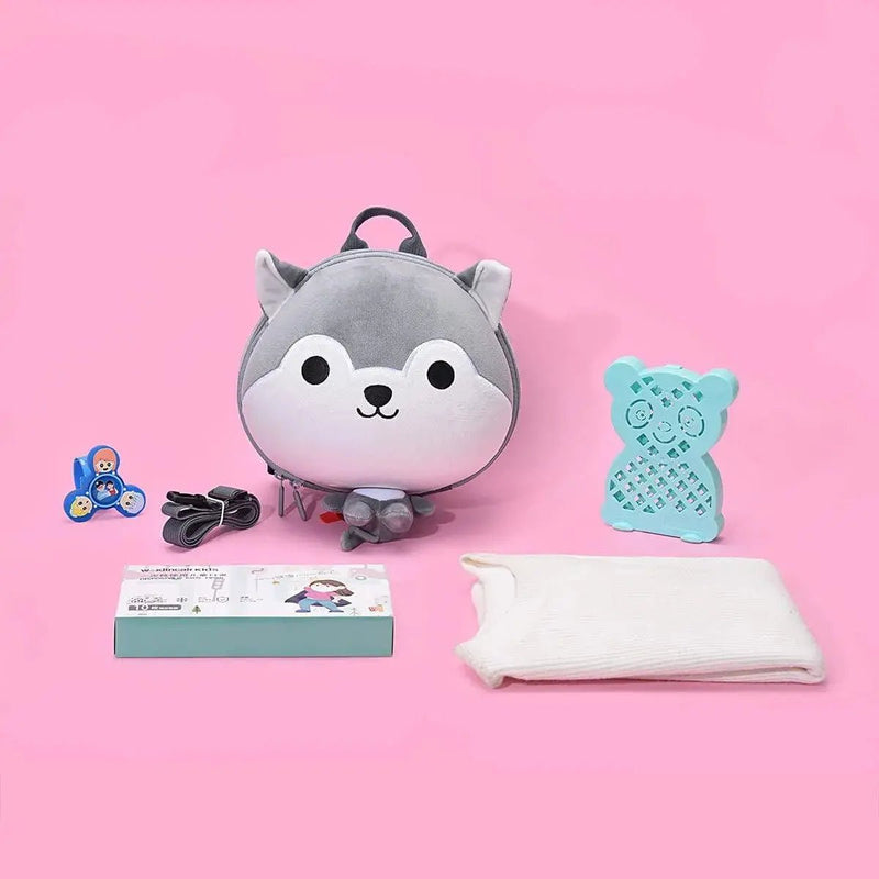 Animal Backpack Leash for Toddlers,Baby Harness Backpack for Kids,Child Backpack Walking Leash,Plush Backpack Harness,Cute Backpack Leash,Toddler Tether Backpack (Dog) - Lacatang Shop