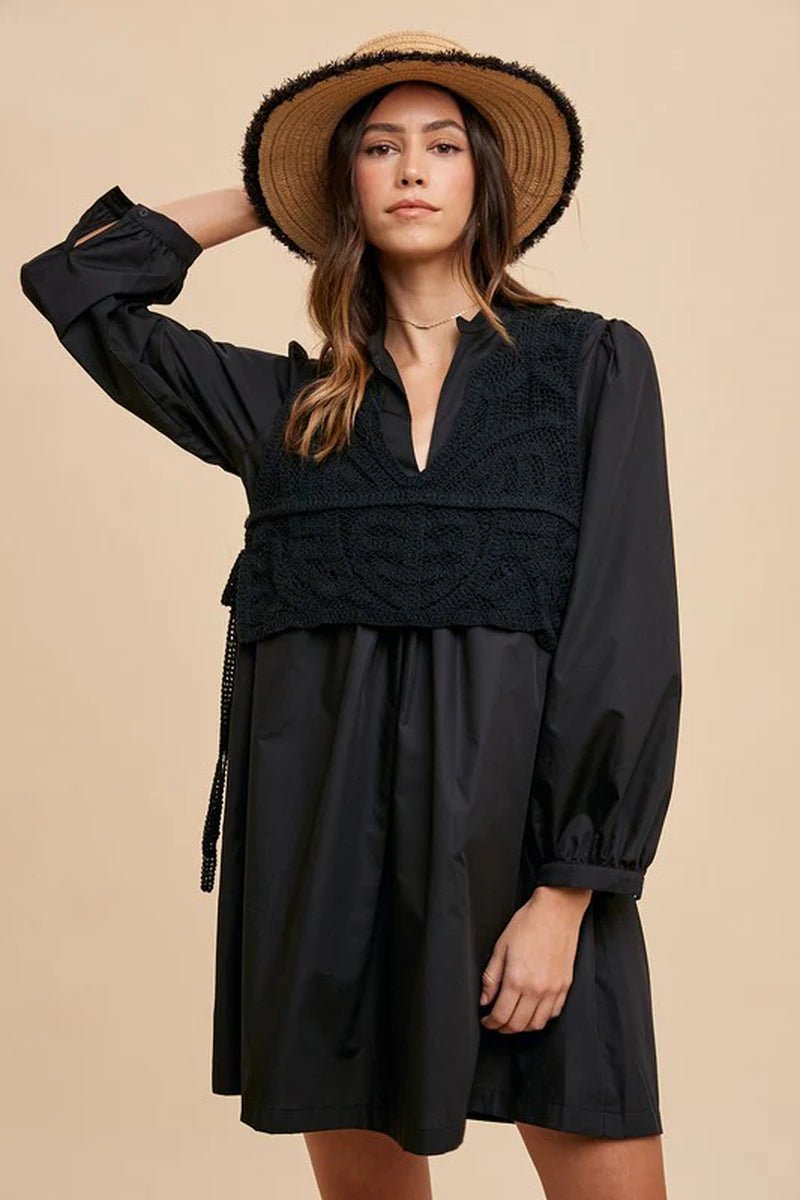 Annie Weave Vest Dress - Lacatang Shop