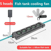 Aquarium Cooling Fan System for Fish Tanks – Multiple Fan Set Options to Lower Water Temperature – Ideal Marine Pond Accessories - Lacatang Shop