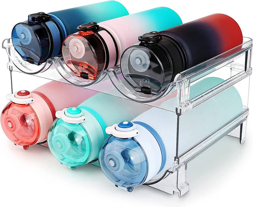 AquaStack: 4 - Pack Bottle Organizer & Storage Rack - Lacatang Shop