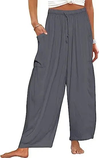 Autumn and Winter Women's 9 Branch Warehouse Harlan Pants Casual Loose - Lacatang Shop