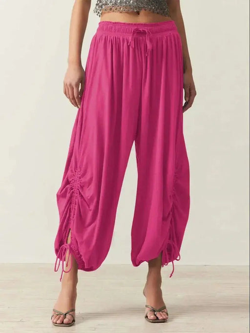 Autumn solid color casual women's loose pants casual pants Haren - Lacatang Shop