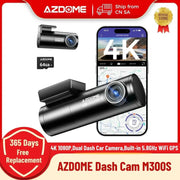 AZDOME Dash Cam M300S 4K 1080P Dual Dash Car Camera Built - in 5.8GHz - Lacatang Shop