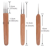 Bamboo Hook Set for Dread & Braiding Bliss - Lacatang Shop