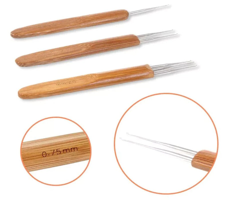 Bamboo Hook Set for Dread & Braiding Bliss - Lacatang Shop