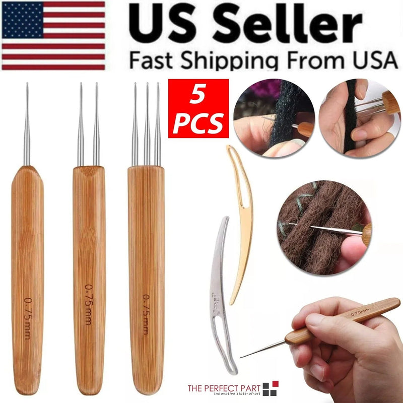 Bamboo Hook Set for Dread & Braiding Bliss - Lacatang Shop