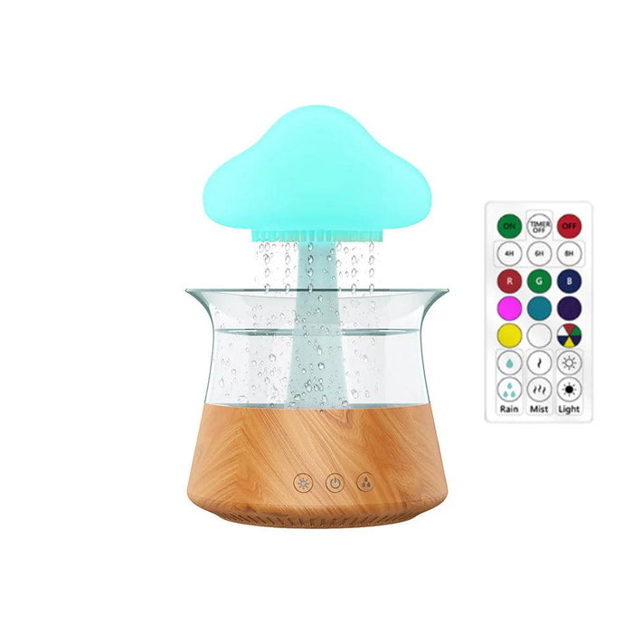 Relax Cloud Rain Diffuser: Ultrasonic Aromatherapy Humidifier with Colorful Lamp - Lacatang Shop