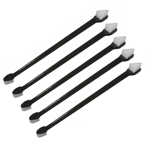 2 Pieces Car Double-Head Detail Brush with Hard Bristles for Tire and Wheel Cleaning - Car Cleaning Tools and Crevice Brush