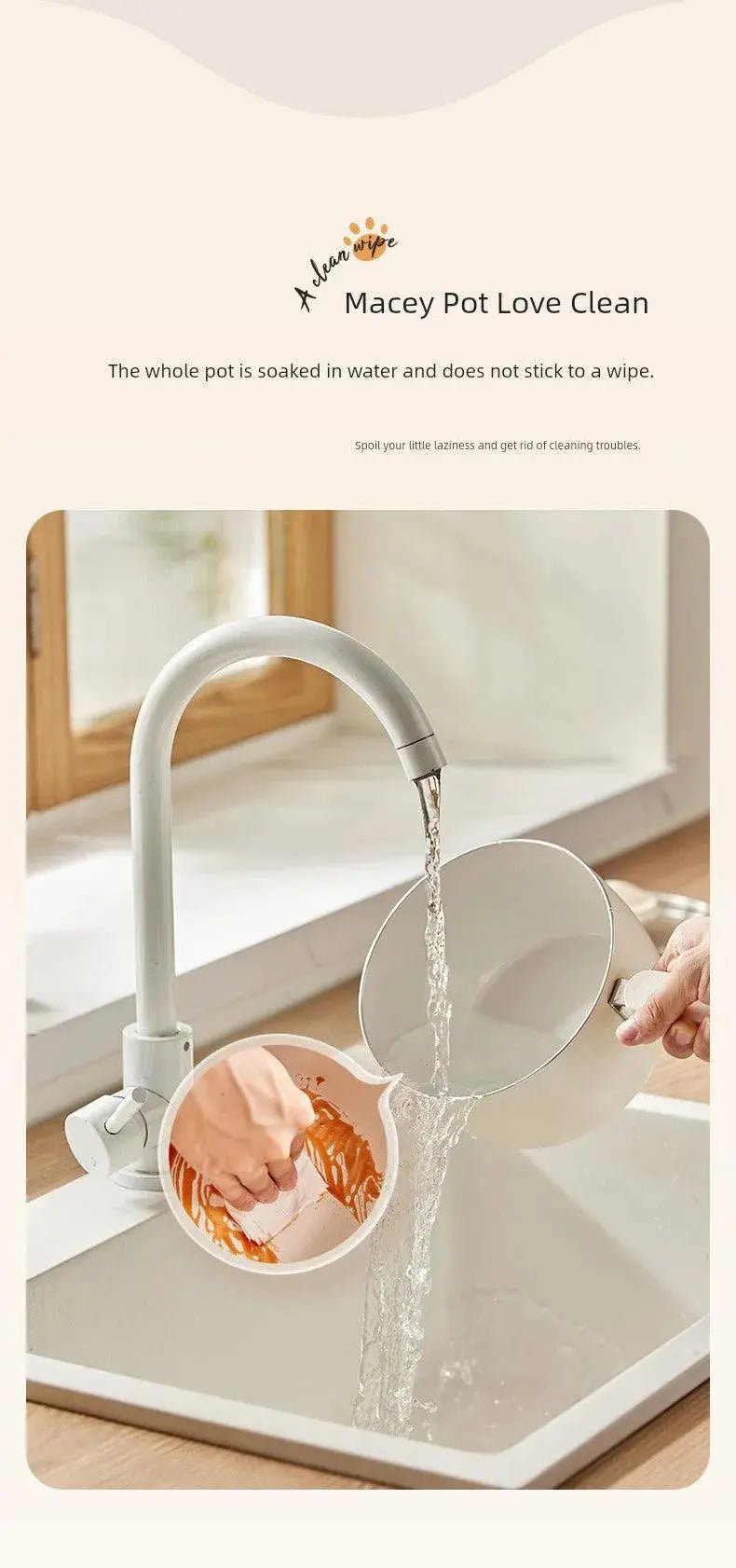 Bear Split Electric Caldron Dormitory Students Pot For Home Multi - Functional Milk Pot Cooking Noodle Pot Small Electric Pot Electric Food Warmer - Lacatang Shop