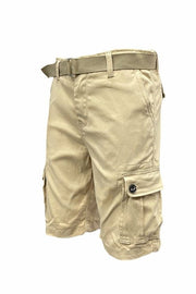 Belted Cargo Shorts for Men - Lacatang Shop