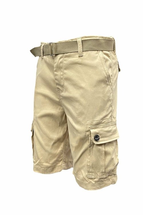 Belted Cargo Shorts for Men - Lacatang Shop