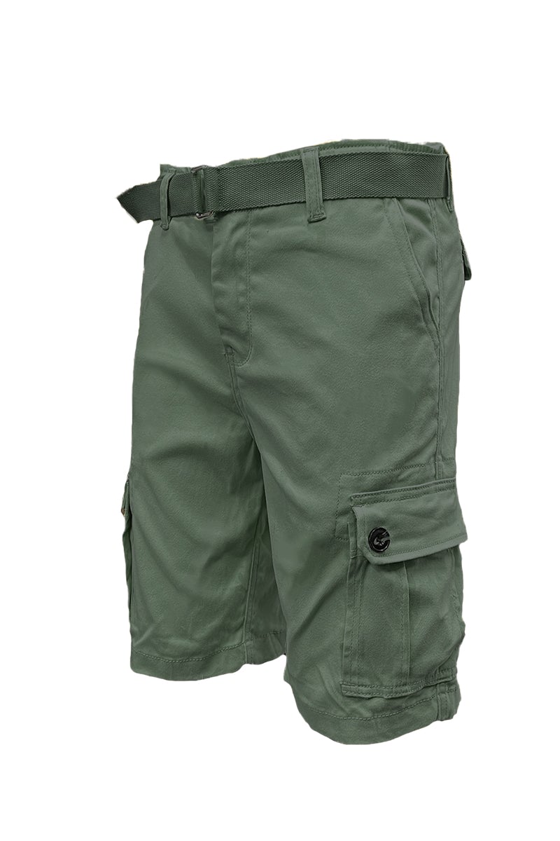 Belted Cargo Shorts for Men - Lacatang Shop