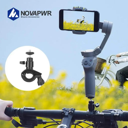 Bike Phone Holder Bicycle Mobile Cellphone Holder Gimbal Camera Bicycle Mount Stand Bracket Stabilizer for DJI OSMO Mobile 2/3 - Lacatang Shop