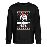 BIRTHDAY BOY JESUS Funny Ugly Christmas Sweater Design Xmas Pullover Hoodie male clothes new in hoodies & sweatshirts - Lacatang Shop