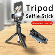 Bluetooth Wireless Selfie Stick Mini Tripod Extendable Monopod Remote - Lacatang Shop